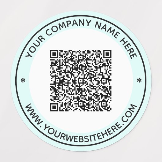 Uw QR-code zakelijke productlabelsjabloon Labels (Design 3)