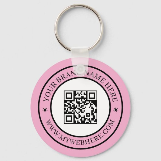 Uw QR-code Zakelijke Promotie Sleutelhangers (Voorkant)
