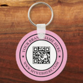 Uw QR-code Zakelijke Promotie Sleutelhangers (Voorkant)