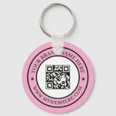 Uw QR-code Zakelijke Promotie Sleutelhangers (Achterkant)