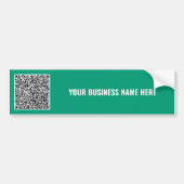 Uw QR-code Zakelijke Promotionele Bumperstickers (Voorkant)