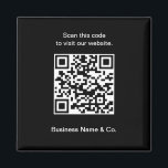 Uw QR-code zwart wit promotiebedrijf Magneet<br><div class="desc">Pas deze Black and White QR Code Promotional Business Magnet aan om een uniek en memorabel promotioneel item voor uw bedrijf te creëer. De magneet heeft een strak zwart-wit ontwerp, waardoor hij visueel aantrekkelijk en modern is. U kunt de magneet personaliseren met uw eigen QR-code, die door klanten kan worden...</div>