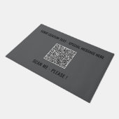 Uw QR-codeaftasten Douanetekstdeurmat kiest kleur Deurmat (Schuin)