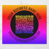 Uw QR-codeaftasten en de etiketten van de douanete (Enkel label)