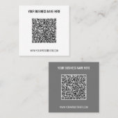 Uw QR-codenaam Website en Visitekaartje Kleuren (Voorkant / Achterkant)
