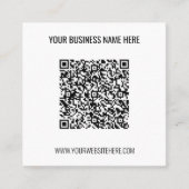 Uw QR-codenaam Website en Visitekaartje Kleuren (Voorkant)