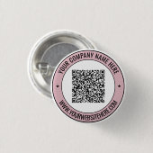 Uw QR-codenaam Website Kleur promotionele Button (Voorkant /achterkant)