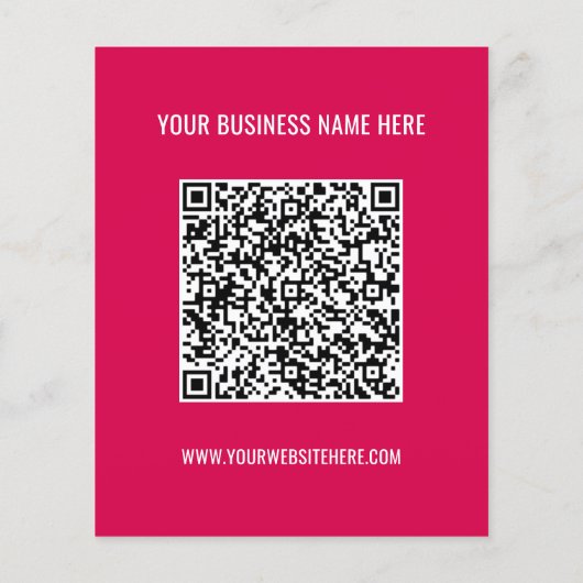 Uw QR-codenaam Website Kleuren brochure (Achterkant)