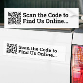 Uw QR-codeontwerp Bumpersticker
