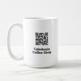 Uw QR-codeontwerp. coffeeshop Koffiemok