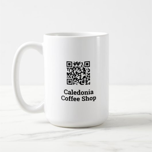 Uw QR-codeontwerp. coffeeshop Koffiemok (Links)