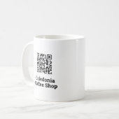 Uw QR-codeontwerp Koffiemok (Voorkant links)