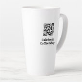 Uw QR-codeontwerp Latte Mok (Rechterhoek)