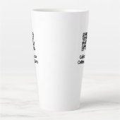 Uw QR-codeontwerp Latte Mok (Voorkant)