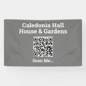Uw QR-codeontwerp Spandoek (Horizontaal)