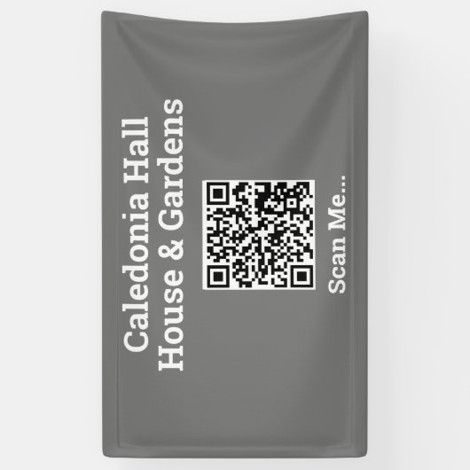 Uw QR-codeontwerp Spandoek (Verticaal)