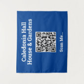 Uw QR-codeontwerp Wandkleed (Voorkant)