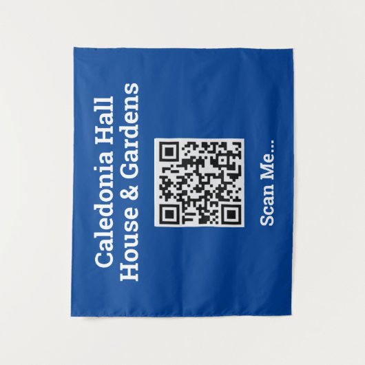 Uw QR-codeontwerp Wandkleed (Voorkant)