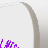 Uw QR-codescan Aangepaste tekst Pickleball Paddle (Links Detail)