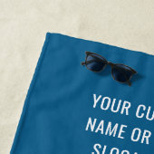 Uw QR de Tekst van Info van de Code en het Gift va Strandlaken (In situ)