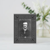 Uw  rand voor kleur/tekst Edgar Allen Poe Briefkaart (Staand voorkant)