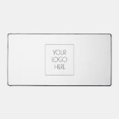 Uw Rechthoek Logo Sjabloon Bureaumat (Voorkant)