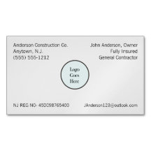 Uw registratie van bedrijfsgegevens van de Logo