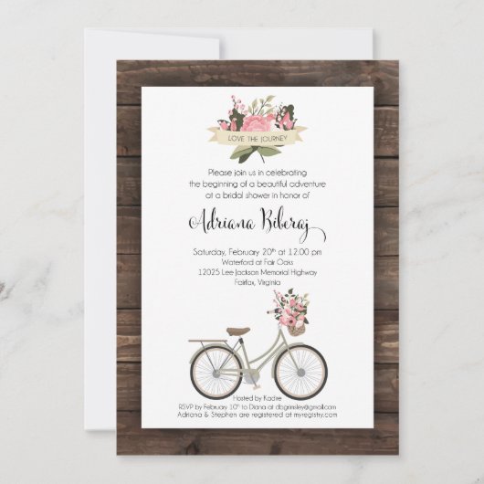 Uw reis met een uitnodiging van 5 x 7 inch / een p (Voorkant)