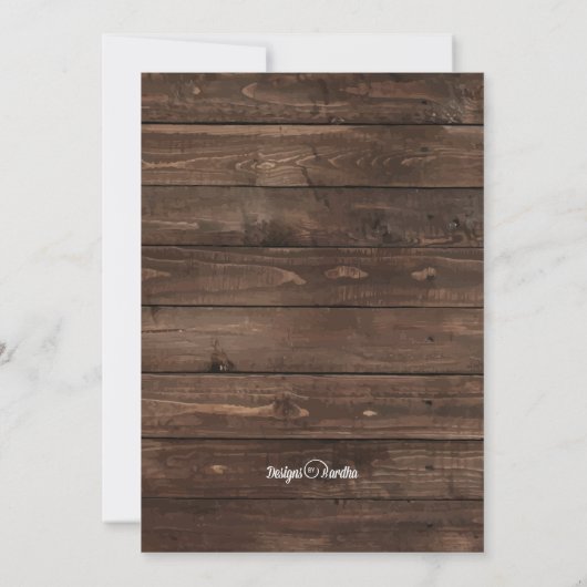 Uw reis met een uitnodiging van 5 x 7 inch / een p (Achterkant)