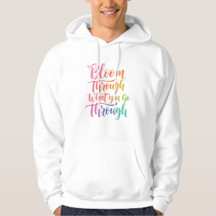 Uw reis naar bloei: omarm groei en overwinnen hoodie