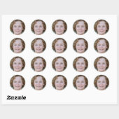 Uw reis omhelzen ronde sticker (Vel)