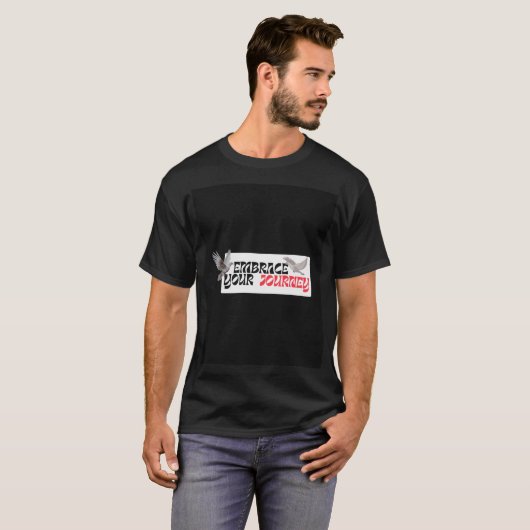Uw reis omhelzen t-shirt (Voorkant volledig)