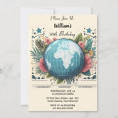 Uw reiscabine strandbestemming 30e verjaardag kaart (Voorkant)