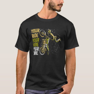 Uw Ride Uw Vibe Uw Tijd Offroad  Moto T-shirt