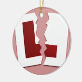 Uw rijexamen is geslaagd keramisch ornament (Links)