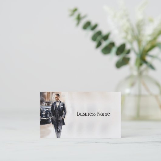 Uw rit is hier Visitekaartje (Staand voorkant)