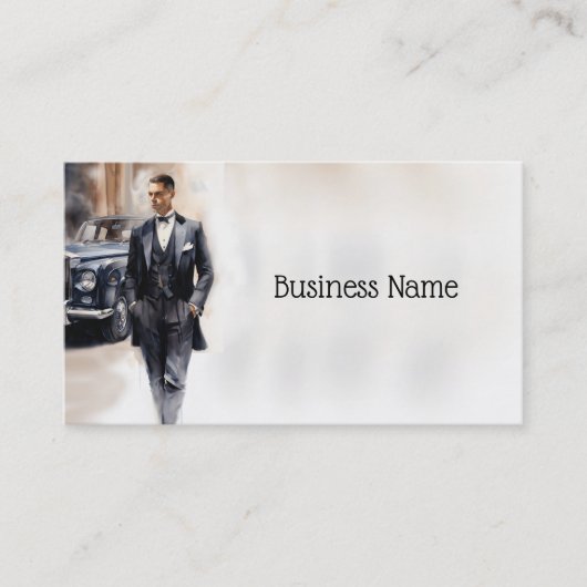 Uw rit is hier Visitekaartje (Voorkant)