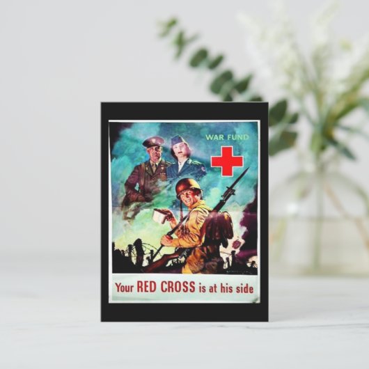 Uw Rode Kruis Briefkaart (Staand voorkant)