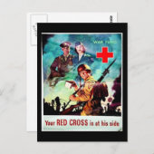 Uw Rode Kruis Briefkaart (Voorkant / Achterkant)