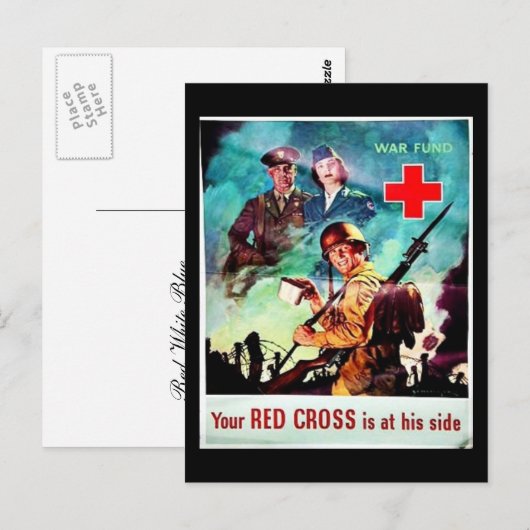 Uw Rode Kruis Briefkaart (Voorkant / Achterkant)