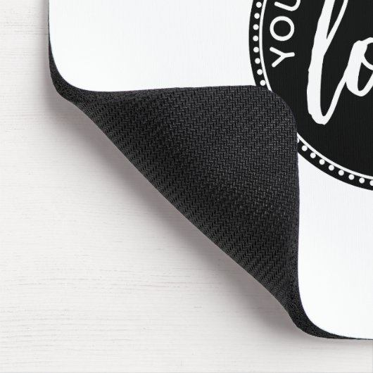 Uw ronde Logo-Sjabloon Muismat (Hoek)