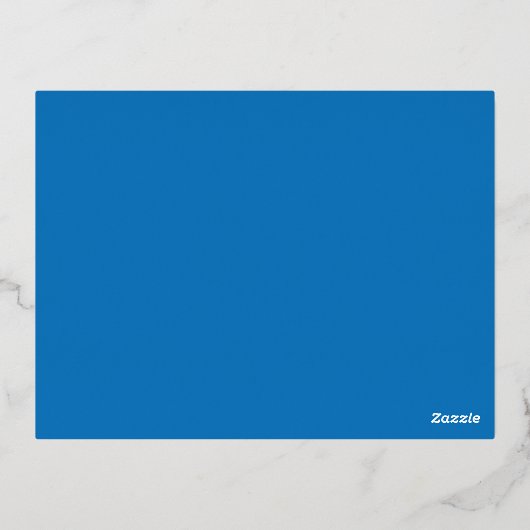 Uw ruimte met een tijdloze zwart-witte muur folie feestdagen briefkaart (Achterkant)