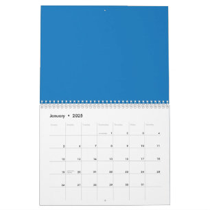 Uw ruimte met een tijdloze zwart-witte muur kalender