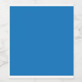 Uw ruimte met een tijdloze zwart-witte muur wijn etiket (Enkel label)