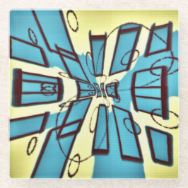 Uw scherm aanpassen glazen onderzetter