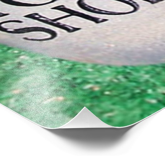 Uw schoenen verwijderen foto afdruk (Hoek)