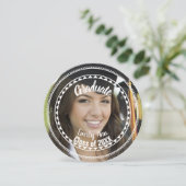 Uw Senior Afbeeldingen Klasse van Graduation Parti Kaart (Staand voorkant)