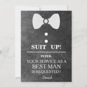 Uw service als beste man-aanvraag kaart (Voorkant)