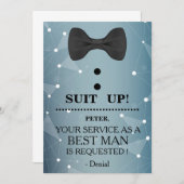 Uw service als beste man-aanvraag kaart (Voorkant / Achterkant)