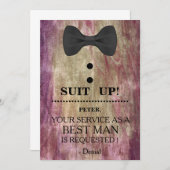 Uw service als beste man-aanvraag kaart (Voorkant / Achterkant)